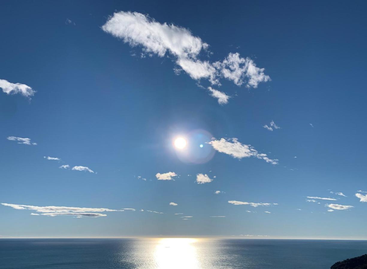 Tramonto Sul Mare Villa Framura Buitenkant foto