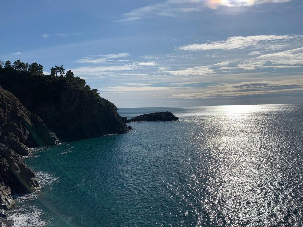 Tramonto Sul Mare Villa Framura Buitenkant foto